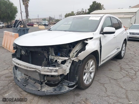 2020 Acura RDX with VIN 5J8TC1H35LL022346, listed as a IAAI auction lot 41170065 with 55,907 mi miles. Bid and sale history available at carsss.com. Image 2.