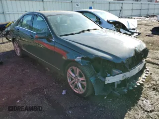 2013 Mercedes-Benz C 300 Sport with VIN WDDGF8AB5DA808409, listed as a Copart auction lot 88783355 with 145,395 mi miles and Salvage title. Bid and sale history available at DreamBid. Image 4.