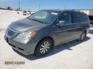2008 Honda Odyssey EX-L with VIN 5FNRL38768B077602, listed as a Copart auction lot 50233375 with 184,890 mi miles and Clean Title. Bid and sale history available at carsss.com. Image 1.