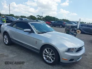 2010 Ford Mustang V6 with VIN 1ZVBP8EN3A5149995, listed as a IAAI auction lot 41941438 with 83,968 mi miles. Bid and sale history available at carsss.com. Image 1.