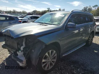 2017 Mercedes-Benz GLS 450 with VIN 4JGDF6EE2HA960431, listed as a Copart auction lot 42671314 with 114,131 mi miles and . Bid and sale history available at DreamBid. Image 1.