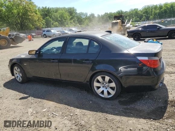 2005 BMW 5 Series 530i z VIN WBANA73515B817408, wystawiony jako Copart lot #57247795 z przebiegiem 201 440 mil mil oraz Szkoda całkowita • Salvage title. Historia ofert i sprzedaży dostępna na DreamBid. Obrazek 2.