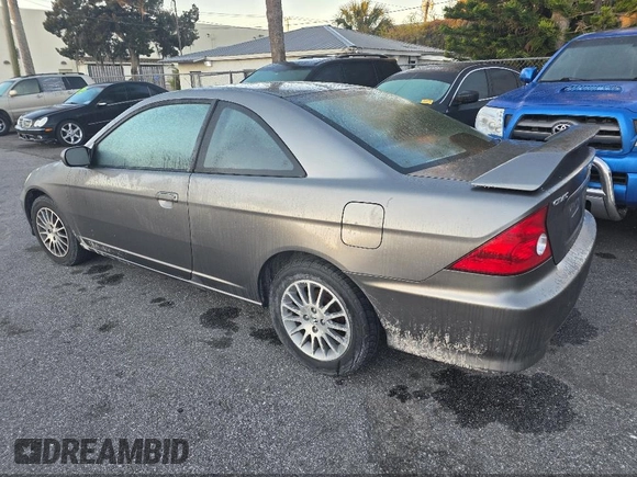 2005 Honda Civic EX with VIN 1HGEM22995L026024, listed as a IAAI auction lot 42020943 with 183,458 mi miles and . Bid and sale history available at DreamBid. Image 3.