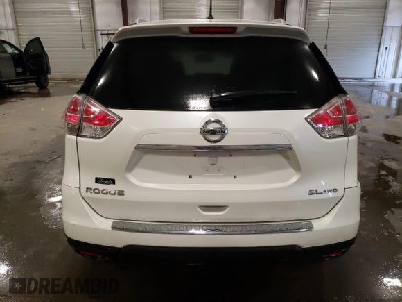 2015 Nissan Rogue SL with VIN 5N1AT2MV4FC832618, listed as a Copart auction lot 47641635 with 186,038 mi miles and Salvage Title. Bid and sale history available at DreamBid. Image 6.