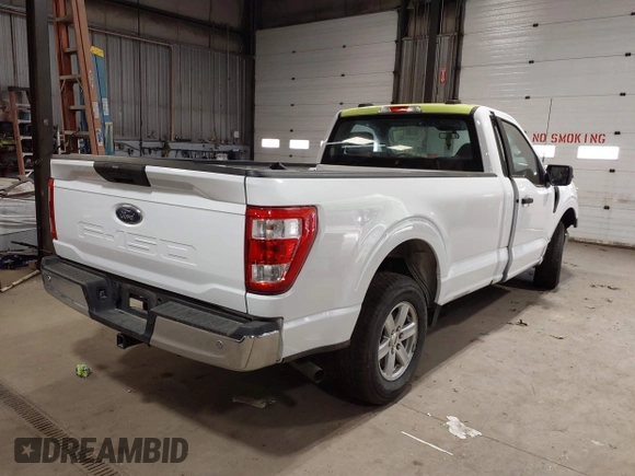 2021 Ford F-150 XL with VIN 1FTMF1CB6MKF13315, listed as a IAAI auction lot 42297728 with 74,450 mi miles and . Bid and sale history available at DreamBid. Image 4.