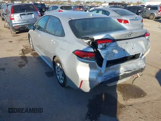2023 Toyota Corolla LE with VIN 5YFB4MDEXPP016815, listed as a IAAI auction lot 41158291 with 73,874 mi miles. Bid and sale history available at carsss.com. Image 3.