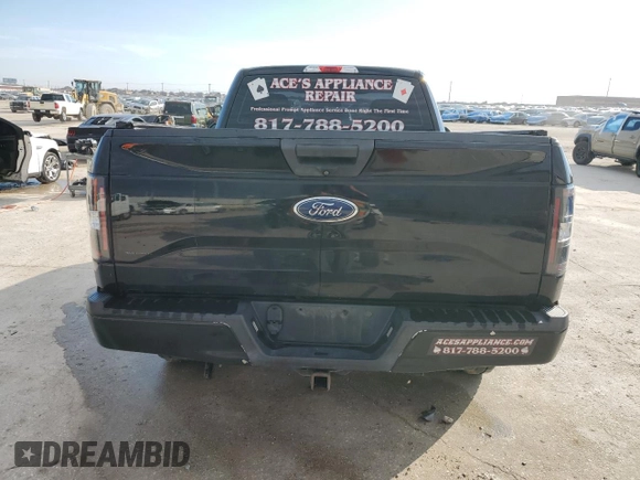 2018 Ford F-150 XL with VIN 1FTMF1EB8JFB17985, listed as a Copart auction lot 88501295 with 117,208 mi miles and Clean title. Bid and sale history available at DreamBid. Image 6.