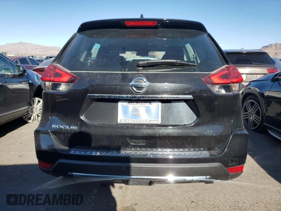 2017 Nissan Rogue SV with VIN 5N1AT2MT1HC890705, listed as a Copart auction lot 44070595 with 89,411 mi miles and Salvage Title. Bid and sale history available at carsss.com. Image 6.