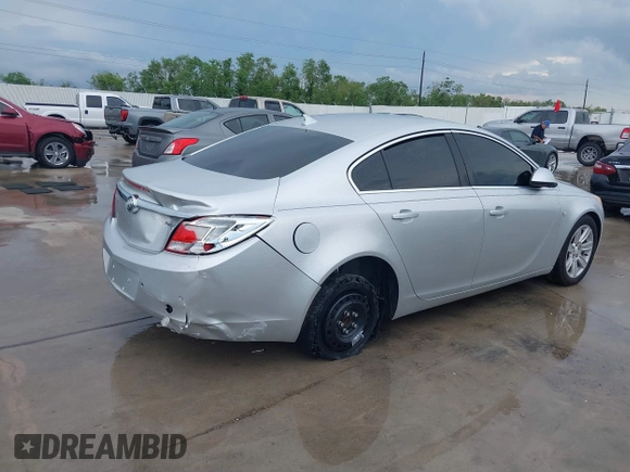 2011 Buick Regal CXL RL6 with VIN W04GU5GCXB1070838, listed as a IAAI auction lot 40434695 with 80,530 mi miles. Bid and sale history available at carsss.com. Image 4.