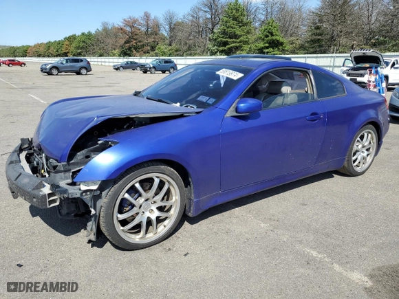 2007 Infiniti G35 Coupe with VIN JNKCV54E77M901322, listed as a Copart auction lot 69619974 with 131298 miles and Salvage Title. Bid and sale history available at carsss.com. Image 1.