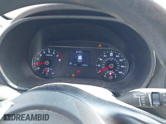 2020 Kia Soul LX with VIN KNDJ23AU8L7091578, listed as a IAAI auction lot 41499522 with 106,823 mi miles. Bid and sale history available at carsss.com. Image 7.