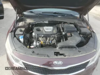 2016 Kia Optima LX Turbo with VIN 5XXGT4L13GG010757, listed as a Copart auction lot 45163025 with 104,795 mi miles and Salvage Title. Bid and sale history available at carsss.com. Image 11.