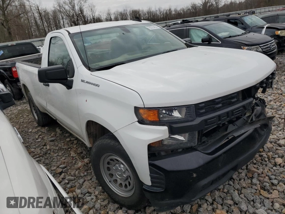 2021 Chevrolet Silverado 1500 Work Truck with VIN 3GCNWAEH7MG202084, listed as a Copart auction lot 78273424 with 107,274 mi miles and Salvage Title. Bid and sale history available at carsss.com. Image 4.