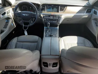 2017 Genesis G80 3.8L with VIN KMHGN4JE4HU198261, listed as a Copart auction lot 51484545 with 77,110 mi miles and Salvage title. Bid and sale history available at DreamBid. Image 8.