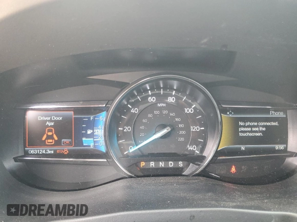 2017 Ford Explorer XLT с VIN 1FM5K7D81HGE37092, выставлен на аукционе Copart как лот 55135615 с пробегом 63 124 миль миль и Чистый • Clean title. История ставок и продаж доступна на DreamBid. Изображение 9.