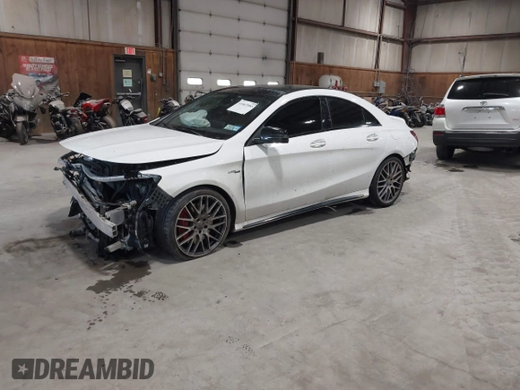 2019 Mercedes-Benz CLA 45 AMG with VIN WDDSJ5CB2KN726650, listed as a IAAI auction lot 41667085 with 74,549 mi miles and . Bid and sale history available at DreamBid. Image 2.