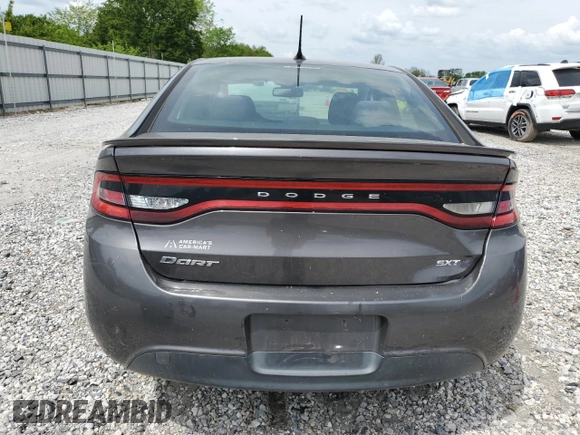 2015 Dodge Dart SXT with VIN 1C3CDFBB3FD310457, listed as a Copart auction lot 54246515 with 114,680 mi miles and Clean Title. Bid and sale history available at carsss.com. Image 6.