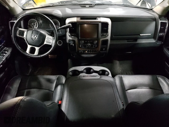 2017 Ram 2500 Laramie with VIN 3C6UR5FL9HG615781, listed as a Copart auction lot 75595173 with 0 mi miles and Salvage Title. Bid and sale history available at carsss.com. Image 8.