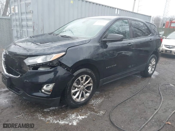 2020 Chevrolet Equinox LS with VIN 3GNAXHEV5LS733328, listed as a IAAI auction lot 41169134 with 152,089 mi miles. Bid and sale history available at carsss.com. Image 2.