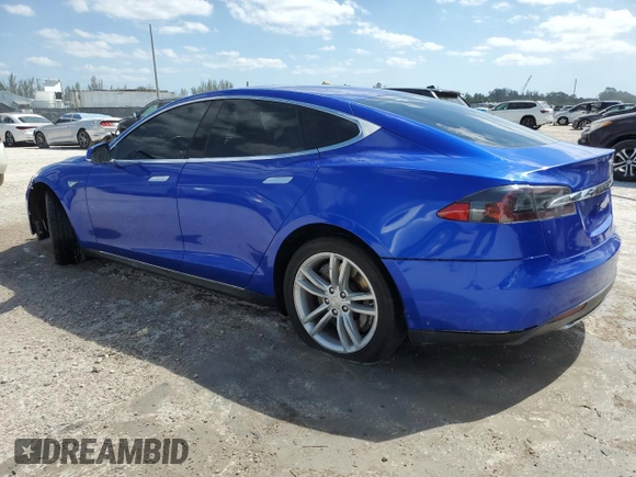 2014 Tesla Model S 60 with VIN 5YJSA1S14EFP44162, listed as a Copart auction lot 52943025 with Not Provided miles and Salvage Title. Bid and sale history available at DreamBid. Image 2.