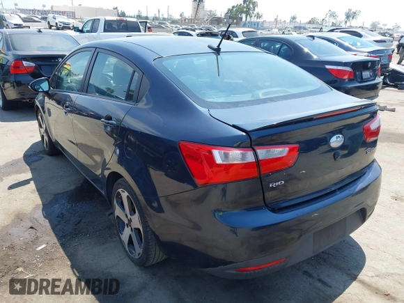 2013 Kia Rio EX with VIN KNADN4A34D6285224, listed as a IAAI auction lot 42790230 with 108,071 mi miles and . Bid and sale history available at DreamBid. Image 3.
