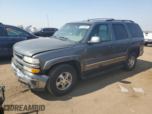 2002 Chevrolet Tahoe LT with VIN 1GNEK13Z12R129080, listed as a Copart auction lot 65446334 with 339,777 mi miles and Salvage Title. Bid and sale history available at carsss.com. Image 1.