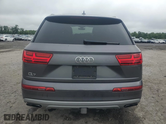 2019 Audi Q7 Premium with VIN WA1AAAF76KD009139, listed as a Copart auction lot 58584985 with 61,867 mi miles and Salvage title. Bid and sale history available at DreamBid. Image 6.