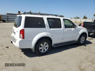 2008 Nissan Pathfinder LE with VIN 5N1AR18U88C613416, listed as a Copart auction lot 61178105 with 186,023 mi miles and Salvage title. Bid and sale history available at DreamBid. Image 3.