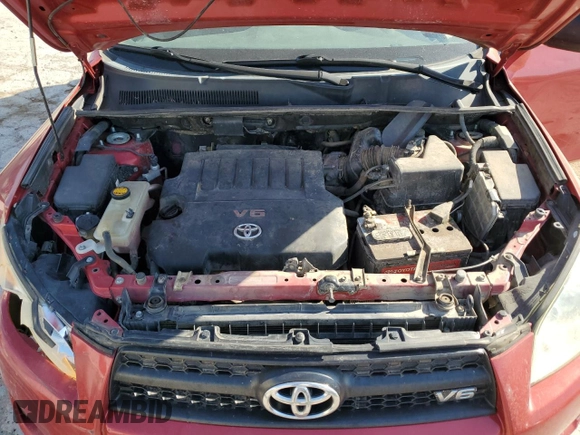 2011 Toyota RAV4 with VIN 2T3BK4DV9BW053729, listed as a Copart auction lot 50371055 with 380,040 mi miles and Salvage Title. Bid and sale history available at carsss.com. Image 12.