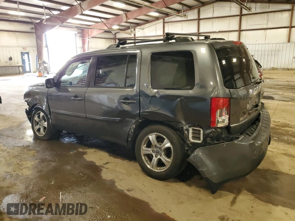 2012 Honda Pilot EX-L with VIN 5FNYF4H54CB042010, listed as a Copart auction lot 60454185 with Not provided miles and Clean title. Bid and sale history available at DreamBid. Image 2.