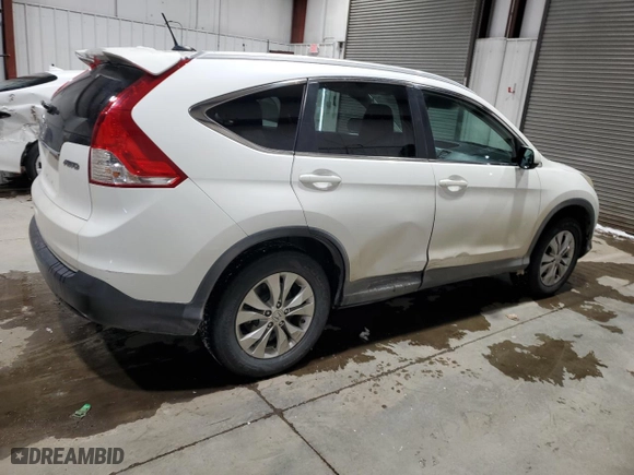 2013 Honda CR-V EX-L with VIN 5J6RM4H73DL061412, listed as a Copart auction lot 43812365 with 127,887 mi miles and Salvage Title. Bid and sale history available at carsss.com. Image 3.