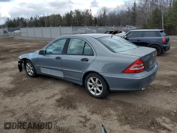 2006 Mercedes-Benz C 230 Sport with VIN WDBRF52J36F740543, listed as a Copart auction lot 81378044 with 236,262 mi miles and Salvage Title. Bid and sale history available at carsss.com. Image 2.