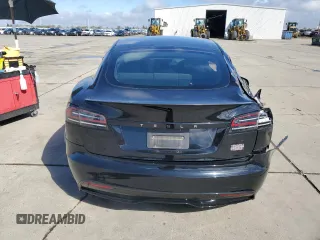 2023 Tesla Model S Plaid with VIN 5YJSA1E6XPF529847, listed as a Copart auction lot 48903675 with Not provided miles and Salvage title. Bid and sale history available at DreamBid. Image 6.
