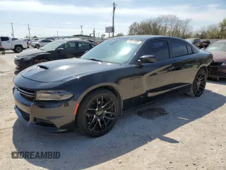 2015 Dodge Charger SE with VIN 2C3CDXBG3FH722124, listed as a Copart auction lot 50541805 with 106,847 mi miles and Salvage Title. Bid and sale history available at carsss.com. Image 1.