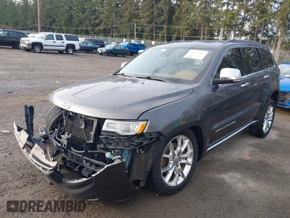 2015 Jeep Grand Cherokee Summit with VIN 1C4RJFJTXFC911170, listed as a IAAI auction lot 41523164 with 74,133 mi miles. Bid and sale history available at carsss.com. Image 17.