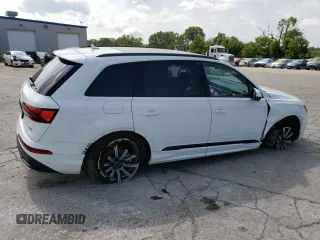 2024 Audi Q7 Premium Plus with VIN WA1LCBF71RD001839, listed as a Copart auction lot 56905244 with 8,832 mi miles and Salvage Title. Bid and sale history available at carsss.com. Image 3.