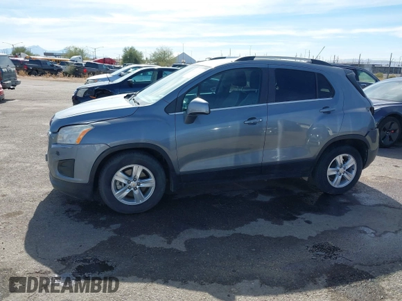 2015 Chevrolet Trax LT with VIN KL7CJLSB7FB149719, listed as a IAAI auction lot 41476232 with 130,337 mi miles. Bid and sale history available at carsss.com. Image 15.