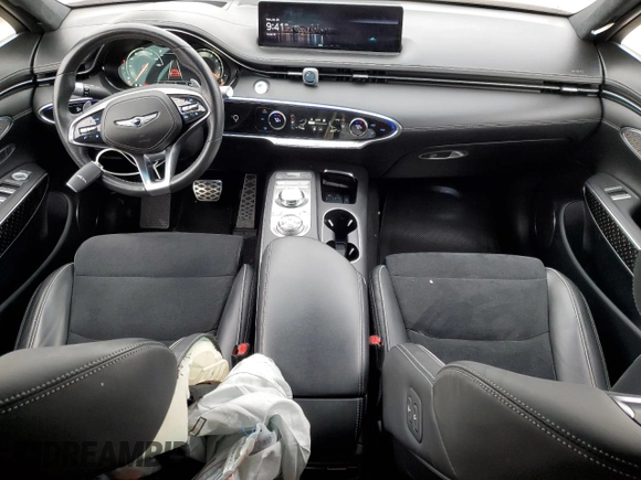 2022 Genesis GV70 Sport with VIN KMUMCDTCXNU011073, listed as a Copart auction lot 88661615 with 34,297 mi miles and Salvage title. Bid and sale history available at DreamBid. Image 8.