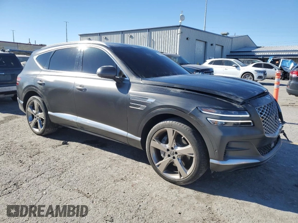 2024 Genesis GV80 z VIN KMUHCESC6RU158392, wystawiony jako Copart lot #89338545 z przebiegiem 12 376 mil mil oraz Szkoda całkowita • Salvage title. Historia ofert i sprzedaży dostępna na DreamBid. Obrazek 4.