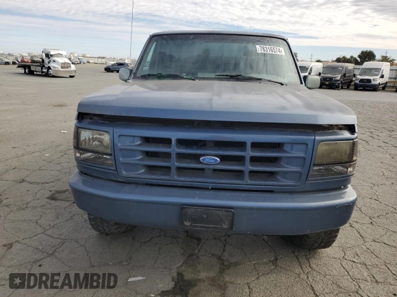 1994 Ford F-250 with VIN 2FTHF25H1RCA37656, listed as a Copart auction lot 78316574 with Not Provided miles and Clean Title. Bid and sale history available at carsss.com. Image 5.