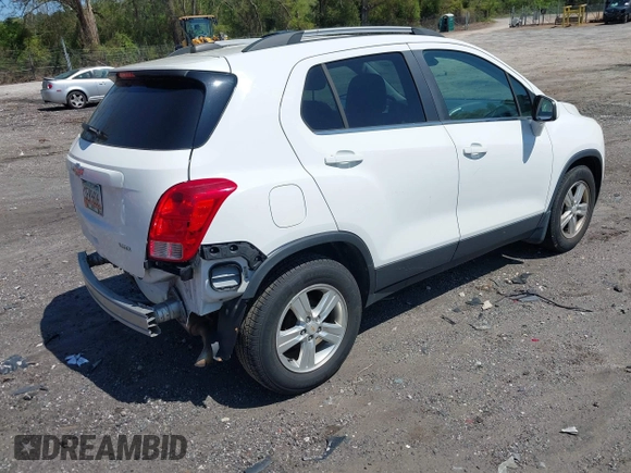 2015 Chevrolet Trax LT with VIN KL7CJLSBXFB238782, listed as a IAAI auction lot 41981340 with 148,742 mi miles. Bid and sale history available at carsss.com. Image 4.