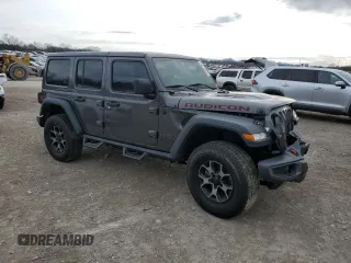 2019 Jeep Wrangler Unlimited Rubicon с VIN 1C4HJXFN0KW545613, выставлен на аукционе Copart как лот 42807785 с пробегом 64 510 миль миль и Списание • Salvage title. История ставок и продаж доступна на DreamBid. Изображение 4.