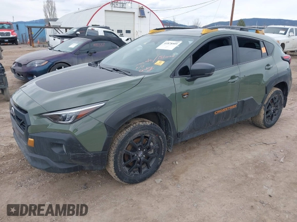 2024 Subaru Crosstrek Wilderness с VIN 4S4GUHU62R3824220, выставлен на аукционе IAAI как лот 41878909 с пробегом Не указан миль и . История ставок и продаж доступна на DreamBid. Изображение 2.