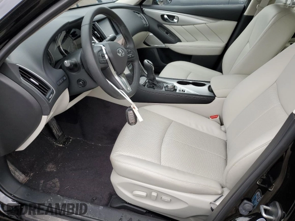 2023 Infiniti Q50 Luxe with VIN JN1EV7BR1PM543584, listed as a Copart auction lot 53582905 with Not provided miles and Clean title. Bid and sale history available at DreamBid. Image 7.