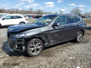 2024 BMW X3 xDrive30i with VIN 5UX53DP08R9U90821, listed as a Copart auction lot 50170815 with 16,509 mi miles and Salvage Title. Bid and sale history available at carsss.com. Image 1.