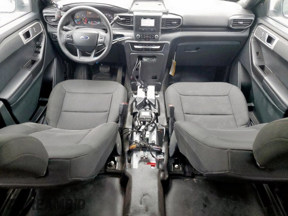 2023 Ford Police Interceptor Utility z VIN 1FM5K8AB9PGA05533, wystawiony jako Copart lot #54873695 z przebiegiem 41 284 mil mil oraz Szkody całkowita. Historia ofert i sprzedaży dostępna na DreamBid. Obrazek 8.
