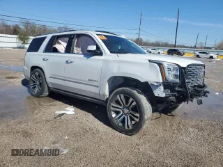 2018 GMC Yukon Denali with VIN 1GKS1CKJ9JR318066, listed as a Copart auction lot 89187255 with 0 mi miles and Clean Title. Bid and sale history available at carsss.com. Image 4.
