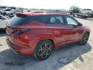 2022 Hyundai Tucson N Line with VIN KM8JF3AE4NU088612, listed as a Copart auction lot 70704614 with 28,068 mi miles and Salvage Title. Bid and sale history available at carsss.com. Image 3.