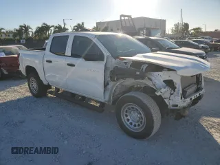 2024 Chevrolet Colorado 2WD Work Truck z VIN 1GCGSBEC1R1250216, wystawiony jako Copart lot #82194724 z przebiegiem 622 mil mil oraz Szkoda całkowita • Salvage title. Historia ofert i sprzedaży dostępna na DreamBid. Obrazek 4.