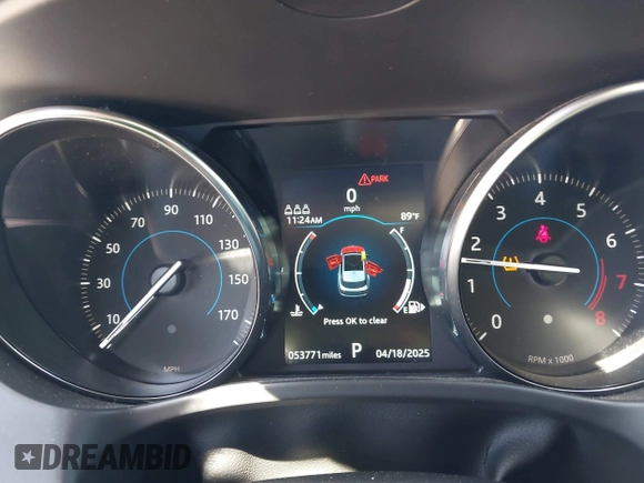 2020 Jaguar F-Pace 25t Premium z VIN SADCJ2FX8LA632287, wystawiony jako IAAI lot #42061142 z przebiegiem 53 771 mil mil oraz . Historia ofert i sprzedaży dostępna na DreamBid. Obrazek 7.
